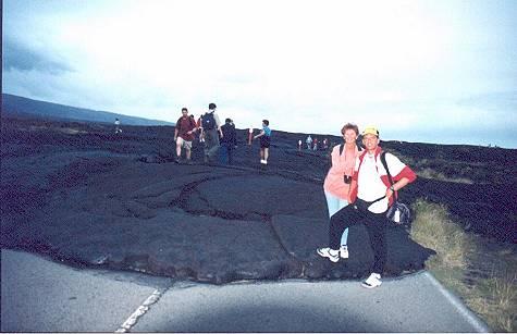 edge of lava.jpeg - Latest lava flow which buried the road to the volcano